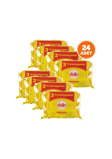 Dalin Islak Mendil Dalin 56'Lı X 24 Adet 1344 Yaprak