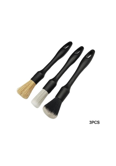 Cartainer 3 Lü Siyah Detay Fırça Seti
