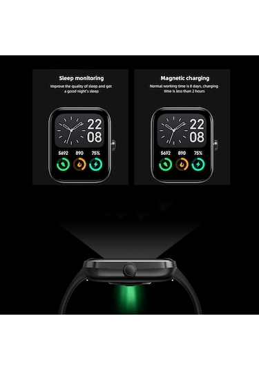 Xindoker 1.8" Ips Ekranlı Ip68 Su Geçirmez Akıllı Saat (İthalatçı Garantili)