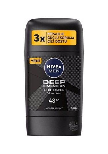 Nivea Men Deep Dimension Aktif Karbon Stick Deodorant 50 ml