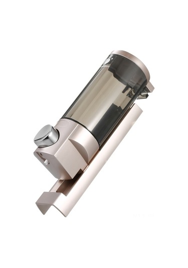 Ulzyvf Duvar Tipi 300ml Şampuan & Sıvı Sabun Dispanseri - Kilitli, Şeffaf, Çok Amaçlı Şampanya Altın Şampanya Altın