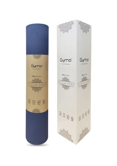 Gymo Hizalamalı 6Mm Tpe Yoga Matı Pilates Minderi Scarlet