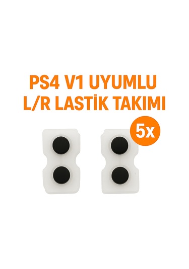 Ps4 V1 Kollar İle Uyumlu L/r Lastik Takımı 5 Takım 10 Adet