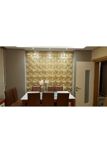 3 Boyutlu Boyanabilir Pvc Duvar Paneli Anatolia 50-50 Cm 4 Adet-1 Metrekare