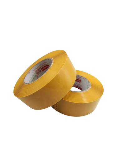 Sones 45mm Genişlik 15mm Kalınlık Paket Sızdırmazlık Paketleme Bandı Rulo Etiket Sarı