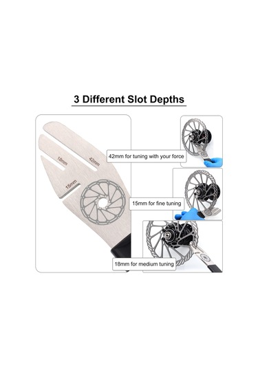 Mufunye Bisiklet Disk Fren Rotor Hizalama Seti - Fren Balata Anahtarı Ve Çatal Düzeltme Aletleri Diğer