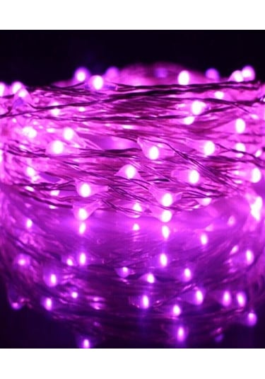 10 Metre Peri Led Yüksek Kaliteli 3 Fonksiyonlu Animasyonlu Led Işık - Mor