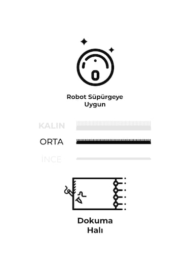 Konfor Halı Notta 1108 Modern Dokuma Halı