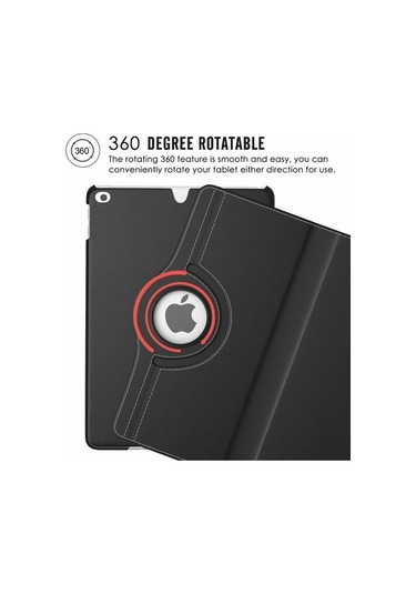 iPad 10.2 Uyumlu 8.Nesil Dönerli Tablet Kılıf Kalem Hediyeli
