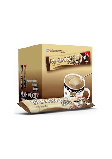 Mahmood Coffee 3'ü 1 Arada Sütlü Köpüklü Hazır Kahve 48'li 18 G