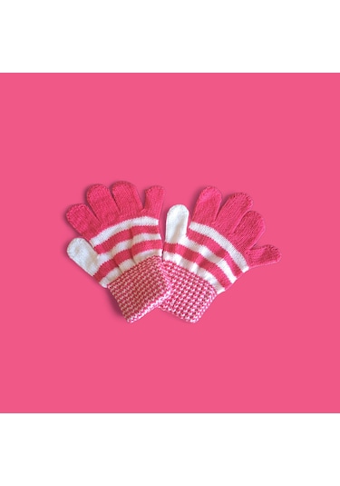 Eleven Markets Çocuk Eldiveni Pembe Bebe Eldiven 1-4 Yaş Pembe