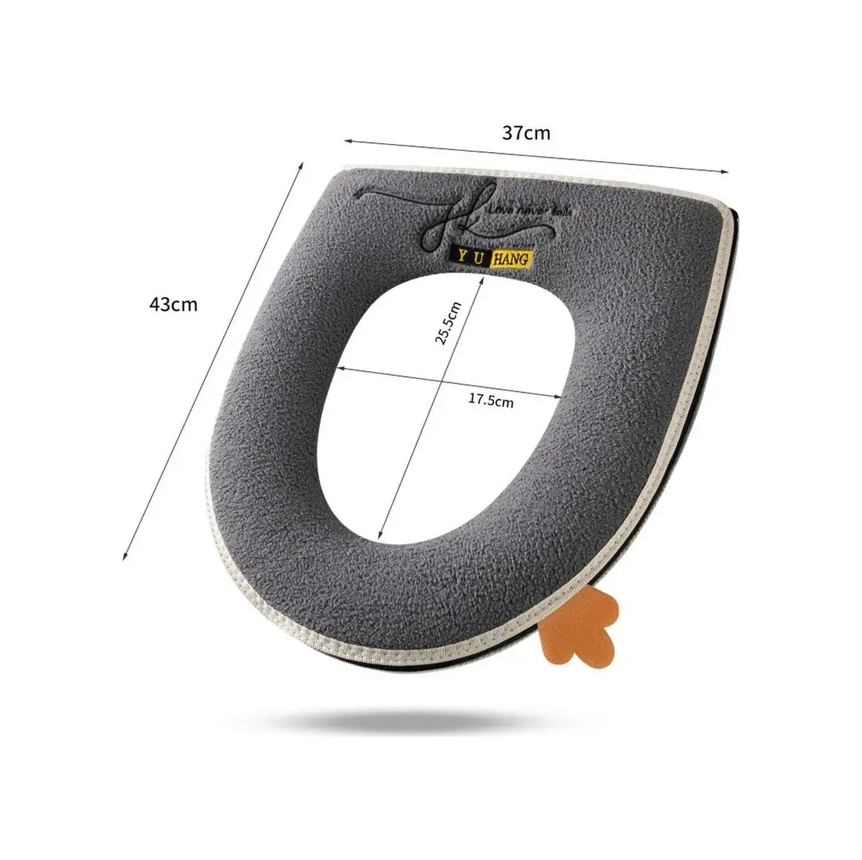 Hold&anz Yumuşak Tuvalet Kapağı Kaplaması Sıcak Oturak 154322059 Gri