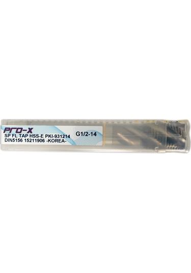 Pro-X G1-2" Gaz Diş Helisel Makine Kılavuzu - G1-2-14 - Dın5156