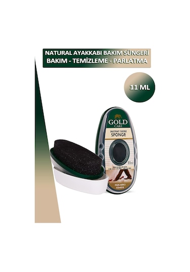 Gold Care Ayakkabı Bakım Temizleme Ve Parlatma Süngeri Depolu 11 Ml 001