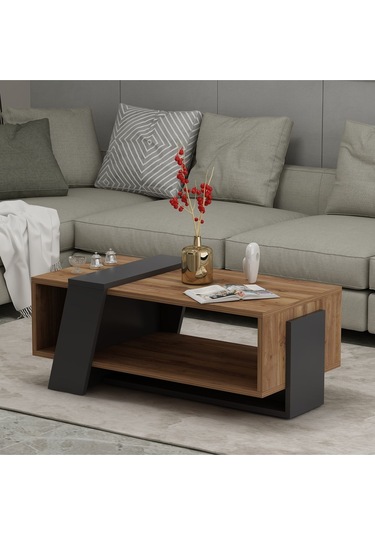 Melisa Orta Sehpa Kemençe - Antrasit