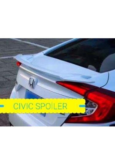 Honda Civic Fc5 Kasa Işıklı Spoiler Boyalı