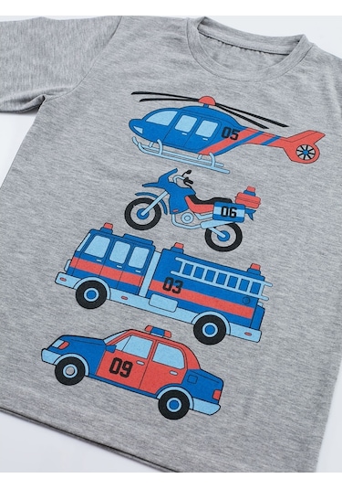 Denokids Mushi Rescue Team Erkek Çocuk Pantolon Takım Çok Renkli