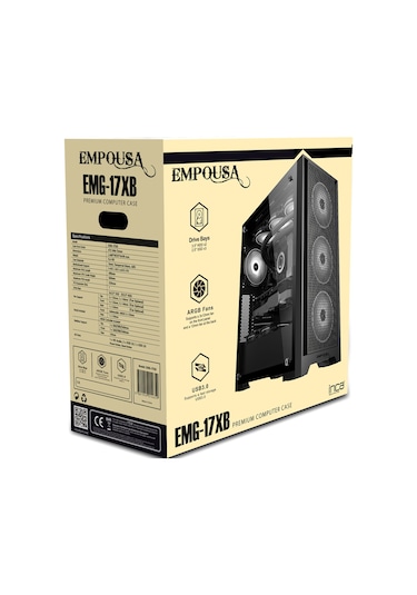 Inca EMG-17XB Empousa ARGB Bilgisayar Kasa