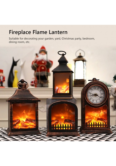 Qingmipy Retro Led Şömine Feneri, Romantik Aydınlatma Ve Parti Dekorasyonu İçin Mükemmel Seçim Diğer