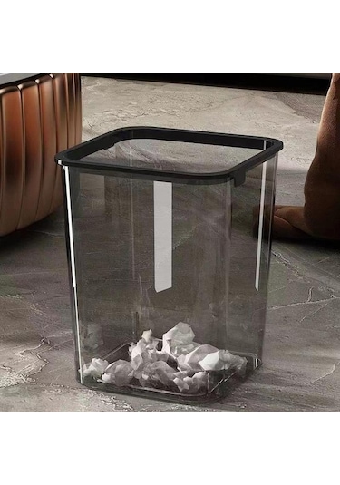 Pazly Turuncu Turuncu Suntek Sepet Ofisi Mutfak Modern Kutusu Kapaı Çöp Atık Ms Turuncu