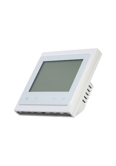 Hfambition Bht-002gc Beyaz Gaz Kombisi Isıtma Termostati: Lcd Ekranlı, Enerji Tasarruflu, Kolay Kurulum Sıcaklık Kontrol Cihazı