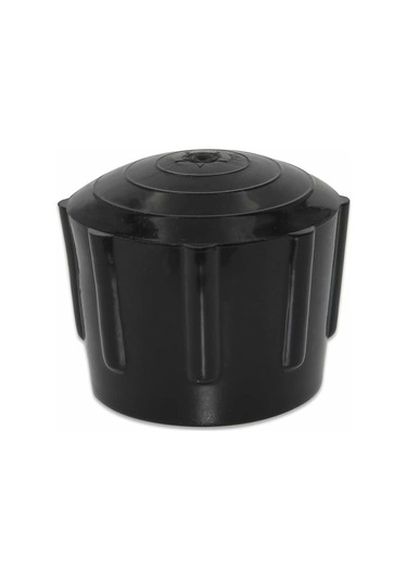 Yuvarlak Mobilyalar İçin 4'lü Kaymaz Sentetik Kauçuk Zemin Koruyucu Seti, Çapı 35 Mm, 3,5 Cm, Siyah Diğer