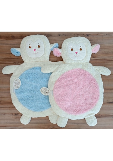 Bebek Alt Açma Minderi & Kuzu Nakış İşlemeli / Bebek Oyun Matı & Bakım Örtüsü /doğum Hediyesi