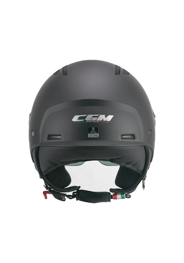 Cgm 116A Aır Açık Kask Siyah Uzun Vizör+ Güneş Vizörlü Siyah