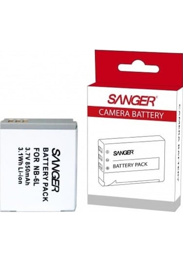 Sanger Nb-6L Canon Uyumlu Batarya