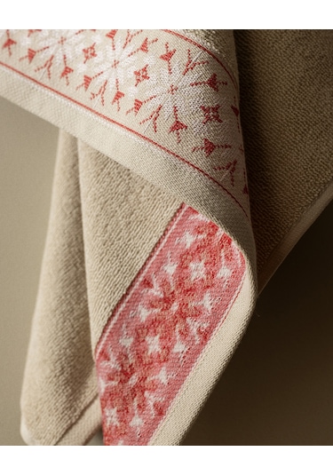 Madame Coco Caresse %100 Pamuk Banyo Havlusu - Bej 8684427174876 Ekru