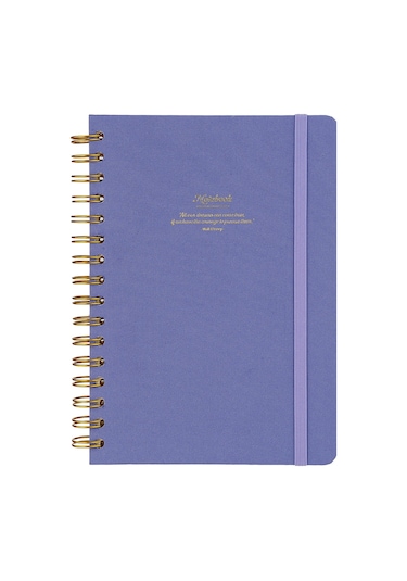 Vj Canvas Sert Kapak Spiralli Defter A5 100gr 160 Sayfa Noktalı Mavi Mavi