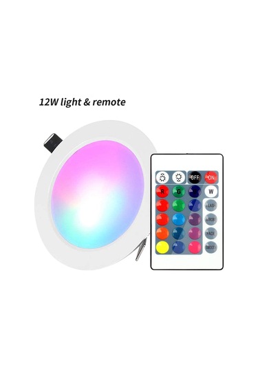 Uzaktan Kumandalı 12 W Gömme Led Aydınlatma Diğer