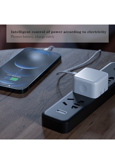 35w Gan Şarj Cihazı 2 Bağlantı Noktalı Hızlı Şarj C Tipi Pd Hızlı Şarj Cihazı Taşınabilir Seyahat Duvar Usb C İphone Uyumlu Şarj Cihazı 13 12 11 Pro Max İpad Uyumlu