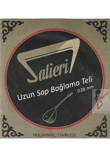 Salieri 0.20 Mm Paslanmaz Takım Tel - Uzun Sap Bağlama Teli 020