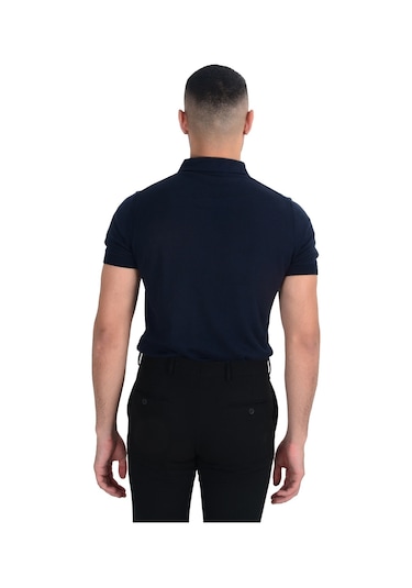 Cengiz İnler Yarım Fermuarlı Merserize Erkek Triko T-shirt 001