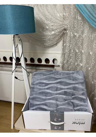 Sense 521 Gri Battaniye Tek Kişilik