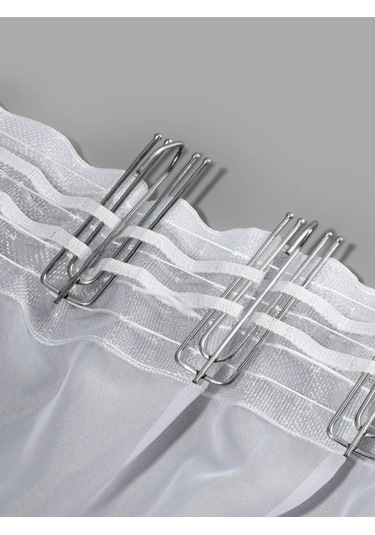 Lundo Perdeler İçin Metal Kanca 70x25 368556643 Gümüş