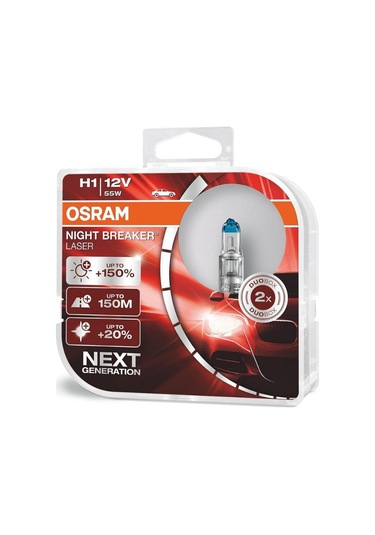 Osram Night Breaker Laser H1 Ampul 64150nl - %150 Daha Fazla Işık