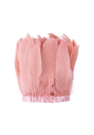 Kraliyet Mavisi 1/5/10yard Doğal Kaz Tüyleri Trim Saçak 13-18 Cm Boyalı Kaz Tüyü Şerit Elbise Etek Dekorasyon Diy Aksesuarla Tüyleri 1 Meter