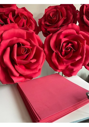 Roco Paper Çiçek Yapım Eva 2 Mm. 50x70 Cm - Kiremit Kırmızı