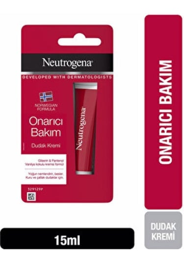 Neutrogena Dudak Kremi Norveç Formülü Onarıcı Bakım 15 ML