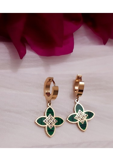 Giftworld Çelik Küpe Altın