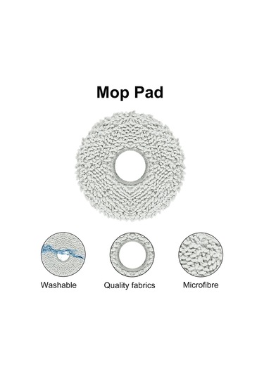 Leasetake Ecovacs Deebot T30 Omni / T30 Pro Omni Robot Süpürge Aksesuarları Yan Fırça Hepa Filtre Paspas Bezi