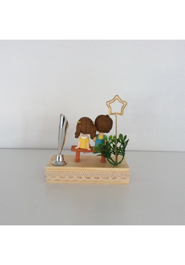 Bankta Oturan Romantik Sevgililer Notluk Biblo Diğer