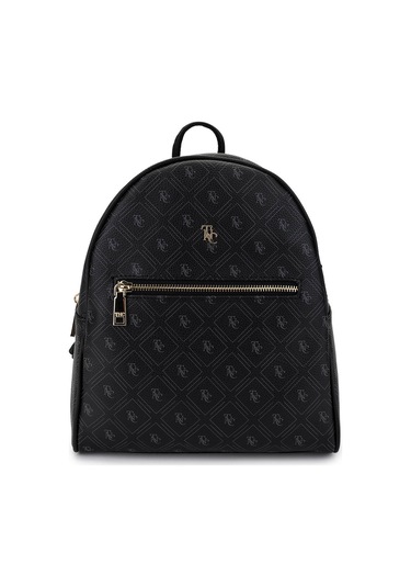 Tamer Tanca Kadın Vegan Siyah Sırt Çantası 743 2335 Bn Cnt Y25 Sıyah Gfrj Siyah