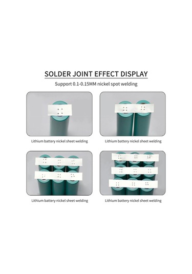 Vkemall 12v Otomatik 18650 Li-pil Kaynak Makinesi Kontrol Kartı - Tam Diy Aksesuar Seti Metal Mos Çekirdek, Yeşil