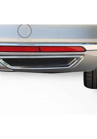 Volkswagen Passat B8 Krom Egzoz Çıkışı 2 Parça 2015 - 2018