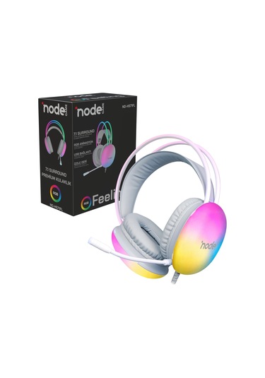 Node Game ND-HS71FLB 7.1 Rgb Işıklı Gamer Oyuncu Kulaklık