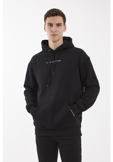 Cold Train Siyah Hoodıe Sweatshırt Siyah