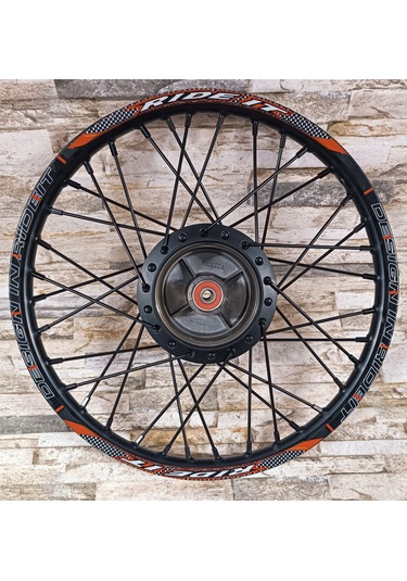 Ride İt Jant Komple Siyah Ön Jant Kampanalı Model 1.20 X 17 '-